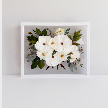 11x14" FLOAT FRAME - Wedding Flower Preservation (DEPOSIT ONLY)