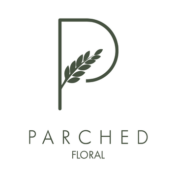Parched Floral logo, bouquet preservation and flower pressing