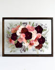 18x24" FLOAT FRAME - Wedding Flower Preservation (DEPOSIT ONLY)