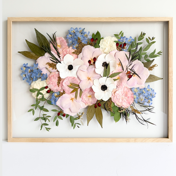 18x24" FLOAT FRAME - Wedding Flower Preservation (DEPOSIT ONLY)