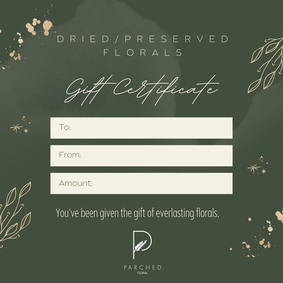 ELECTRONIC Gift Card - Parched Floral Shop